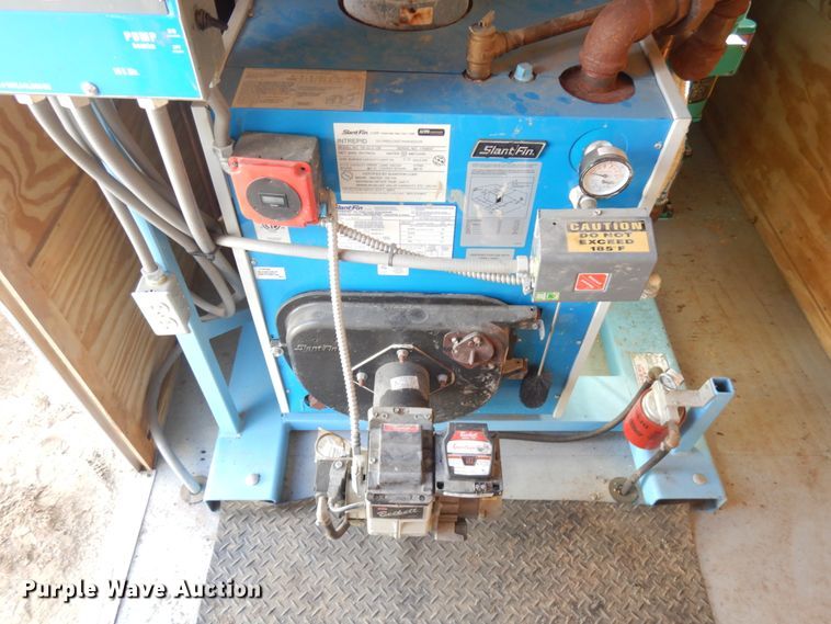 image for item JQ9153 2014 Lark United  enclosed cargo trailer with ground thaw machine