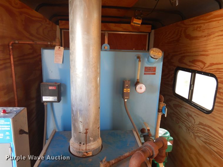 image for item JQ9153 2014 Lark United  enclosed cargo trailer with ground thaw machine