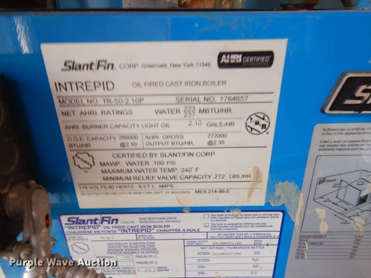 image for item JQ9153 2014 Lark United  enclosed cargo trailer with ground thaw machine