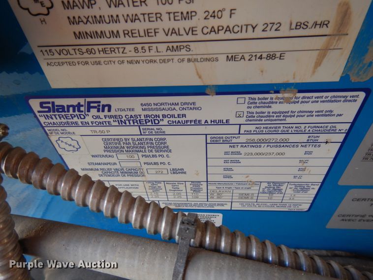 image for item JQ9153 2014 Lark United  enclosed cargo trailer with ground thaw machine