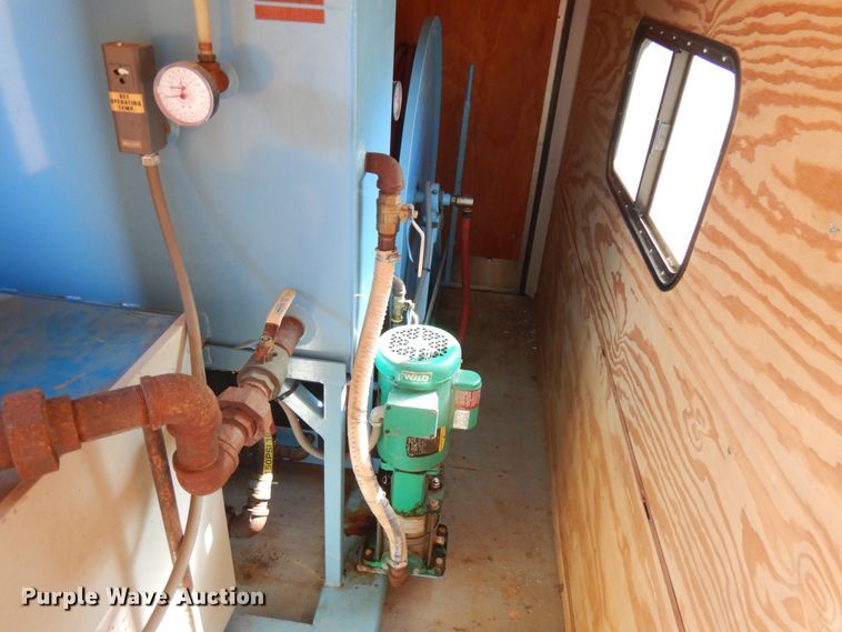 image for item JQ9153 2014 Lark United  enclosed cargo trailer with ground thaw machine