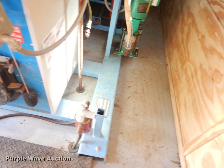 image for item JQ9153 2014 Lark United  enclosed cargo trailer with ground thaw machine