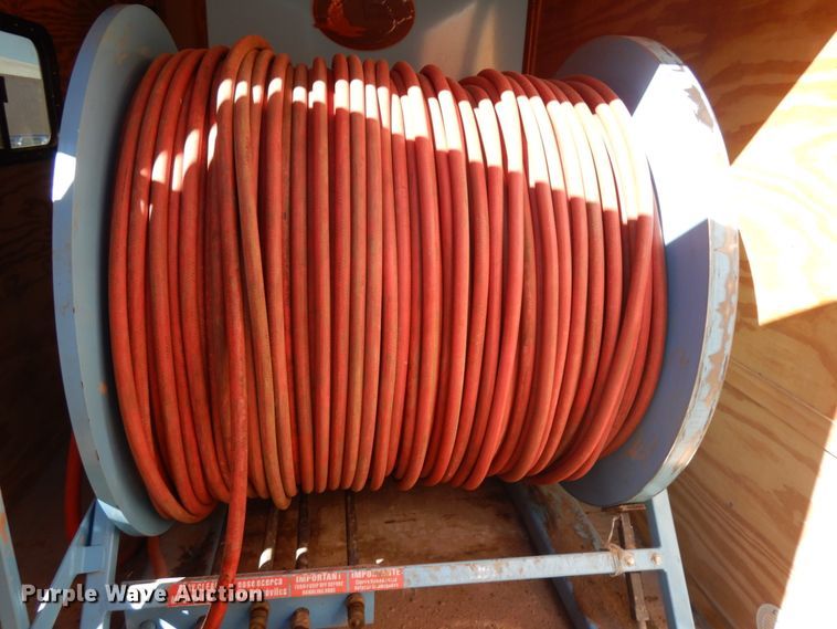 image for item JQ9153 2014 Lark United  enclosed cargo trailer with ground thaw machine