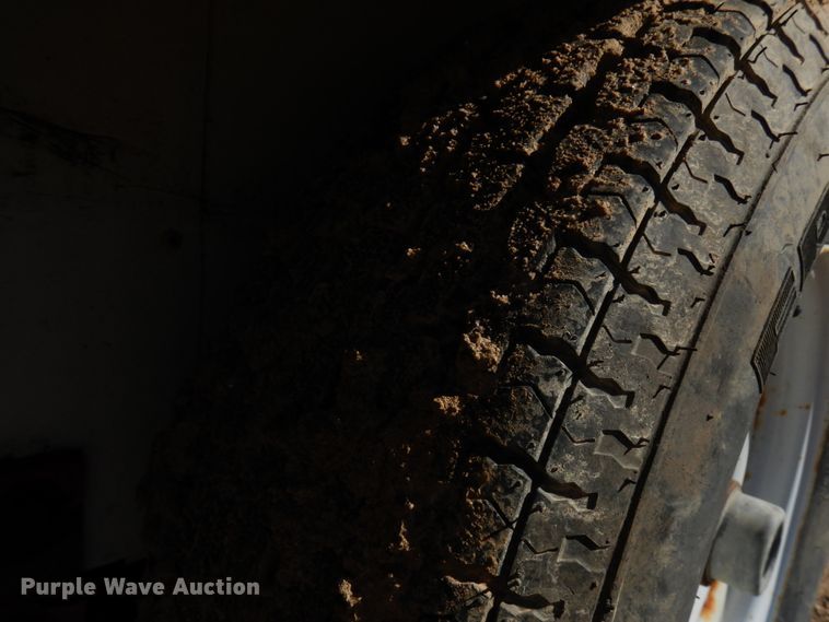 image for item JQ9153 2014 Lark United  enclosed cargo trailer with ground thaw machine