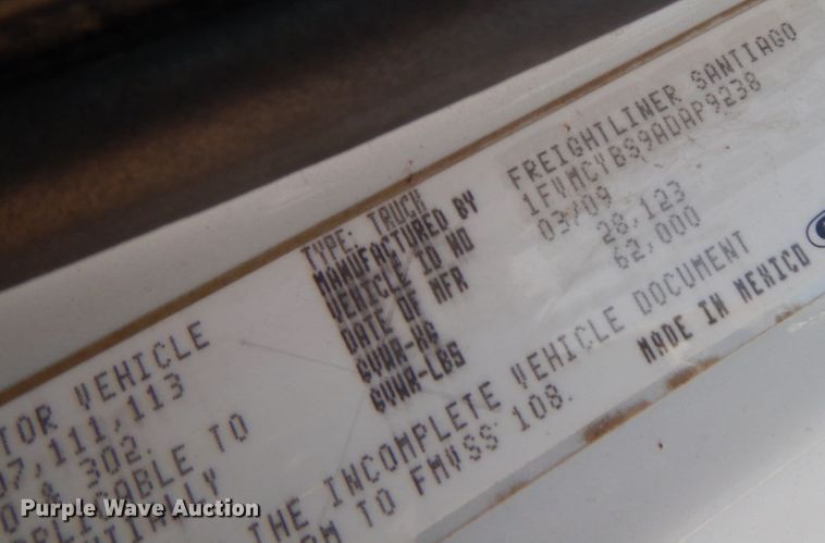 image for item JQ9179 2010 Freightliner Business Class M2  dump truck