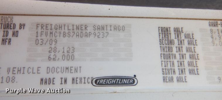 image for item JQ9180 2010 Freightliner Business Class M2  dump truck