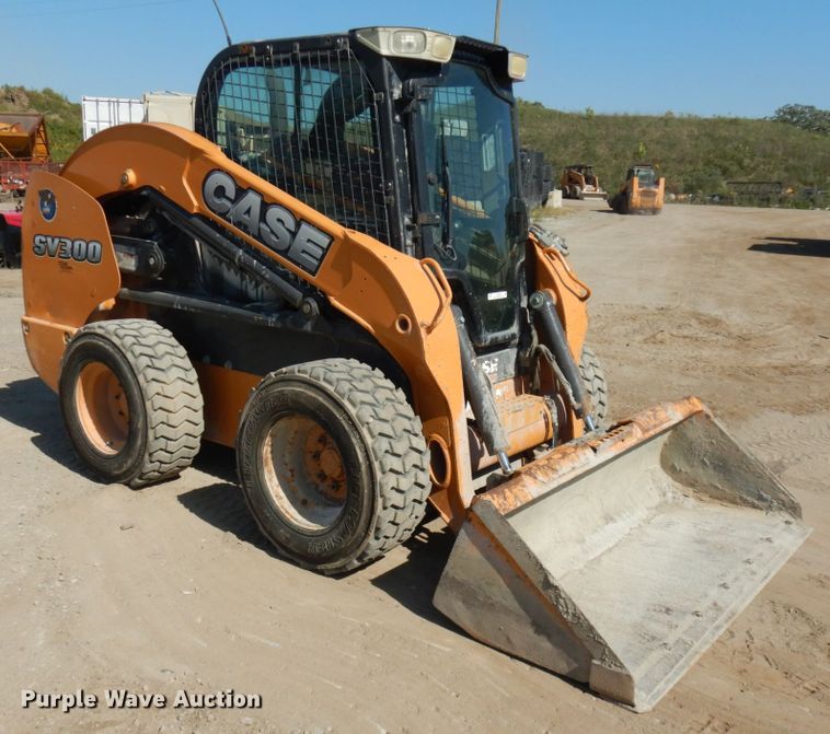 2013 Case SV300 skid steer loader in Saint Michael, MN Item JQ9188