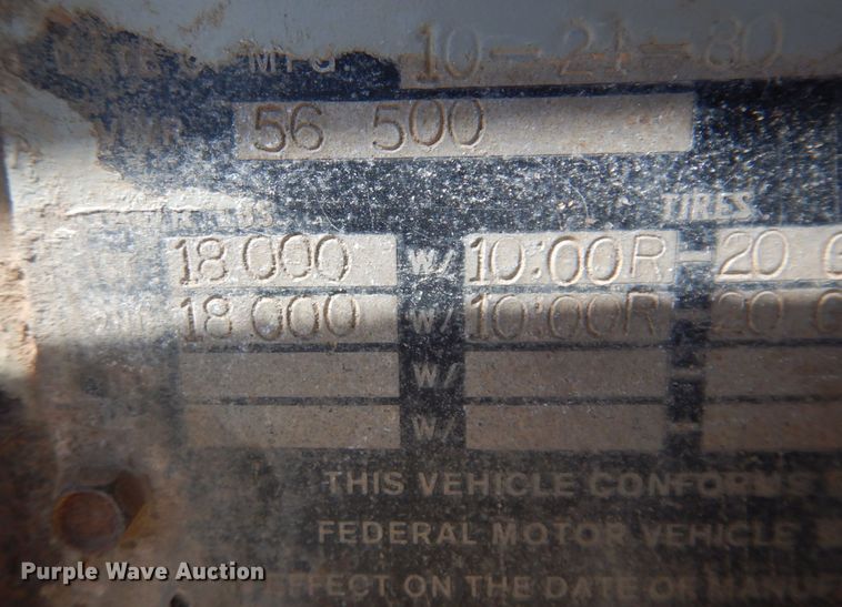 image for item JZ9847 1980 Trailmaster  tank trailer