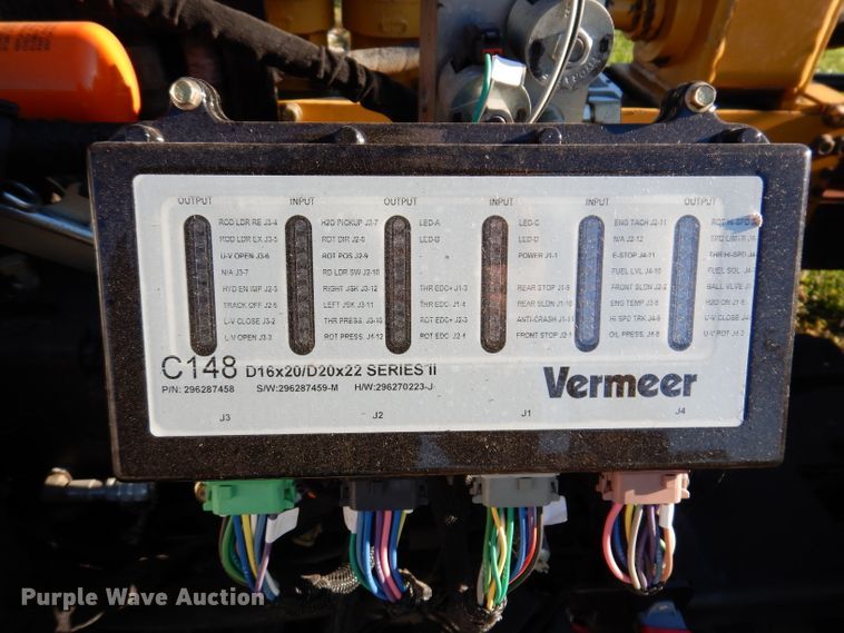 image for item KA9371 2008 Vermeer D16X20II  directional boring unit