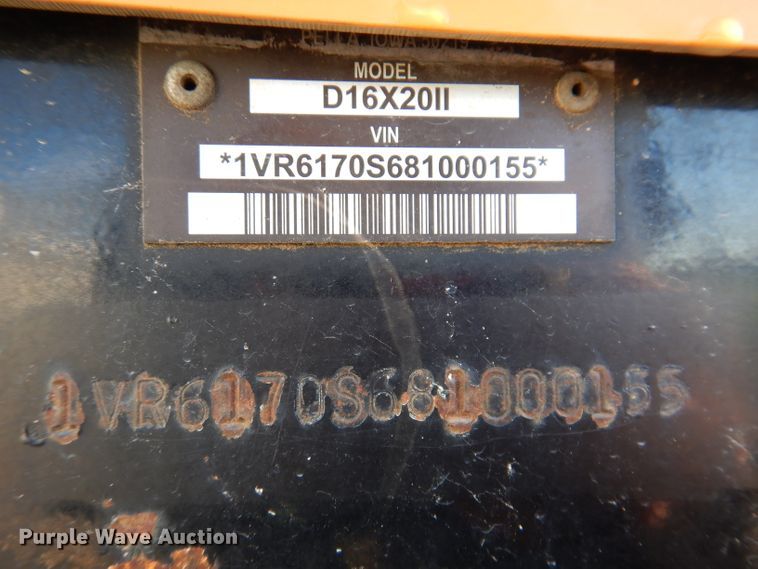 image for item KA9371 2008 Vermeer D16X20II  directional boring unit