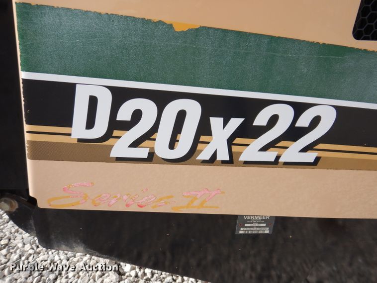 image for item KA9375 2011 Vermeer D20X22II  directional boring unit