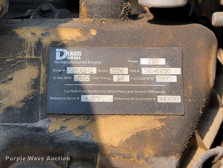 image for item KD9547 1985 Ford L8000  crane truck