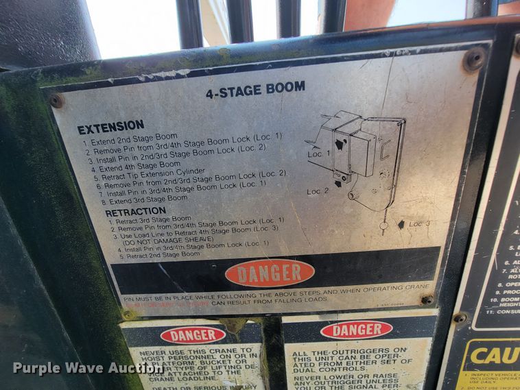 image for item KD9547 1985 Ford L8000  crane truck