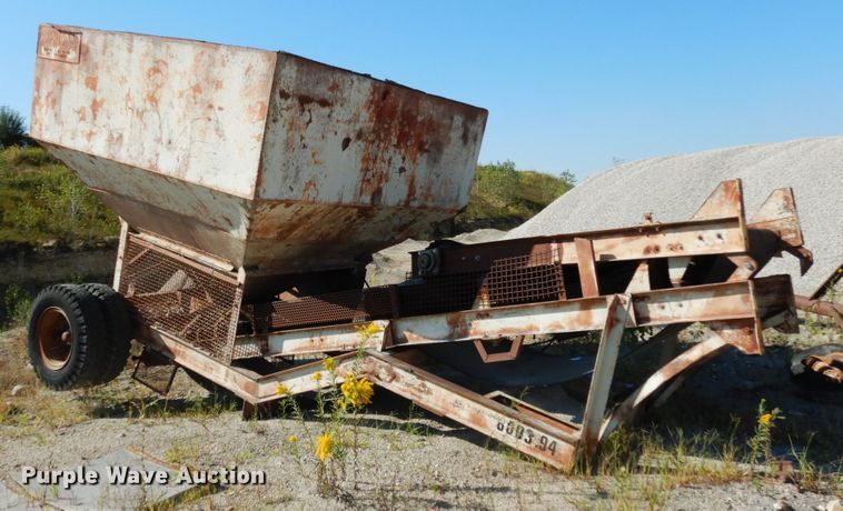image for item KI9589 Peerless  rock bin and conveyor