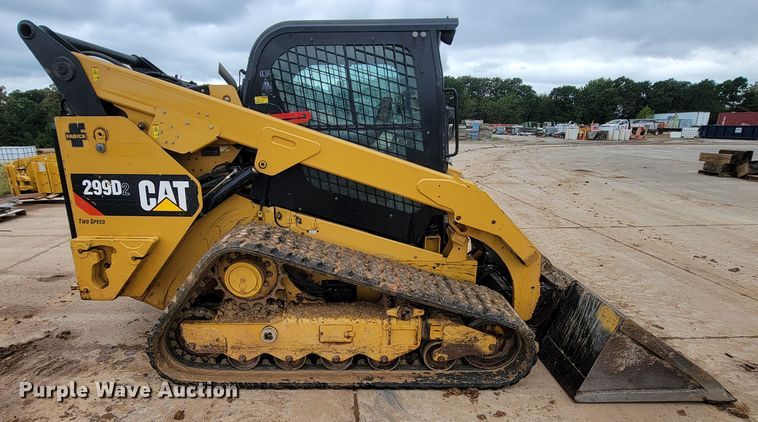 image for item KQ9252 2017 Caterpillar 299D2  tracked skid steer loader