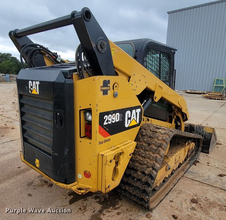 image for item KQ9252 2017 Caterpillar 299D2  tracked skid steer loader