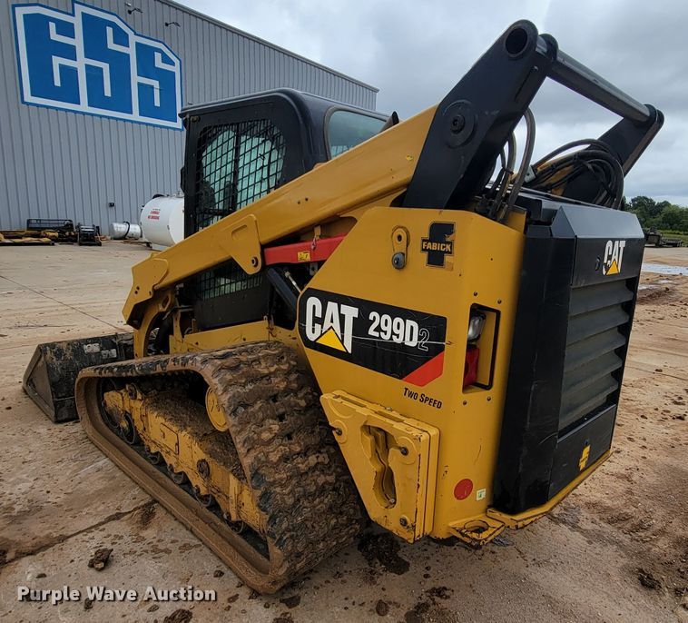 image for item KQ9252 2017 Caterpillar 299D2  tracked skid steer loader