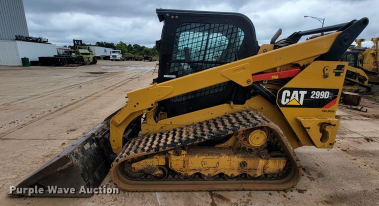 image for item KQ9252 2017 Caterpillar 299D2  tracked skid steer loader