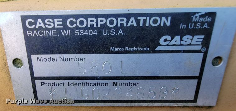 image for item KQ9280 1997 Case 580L  backhoe