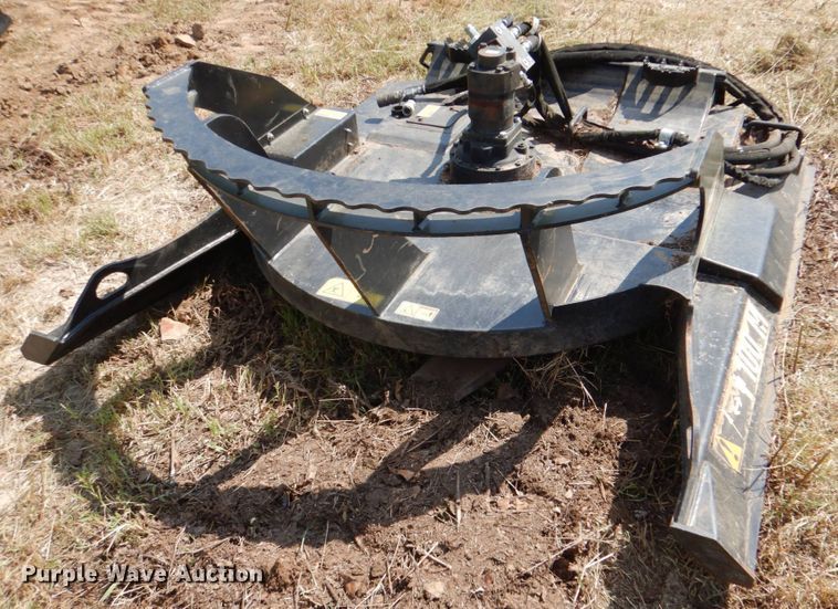 image for item KQ9720 2017 Caterpillar BRX418 75"W skid steer rotary mower