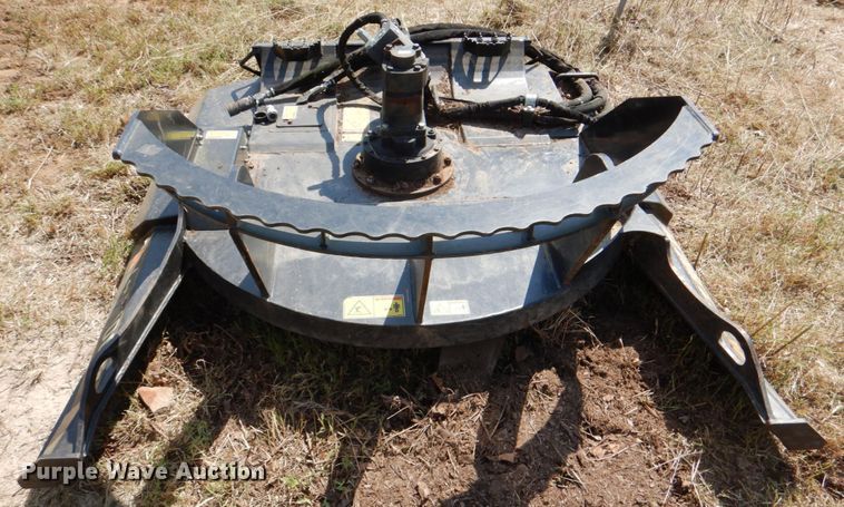 image for item KQ9720 2017 Caterpillar BRX418 75"W skid steer rotary mower