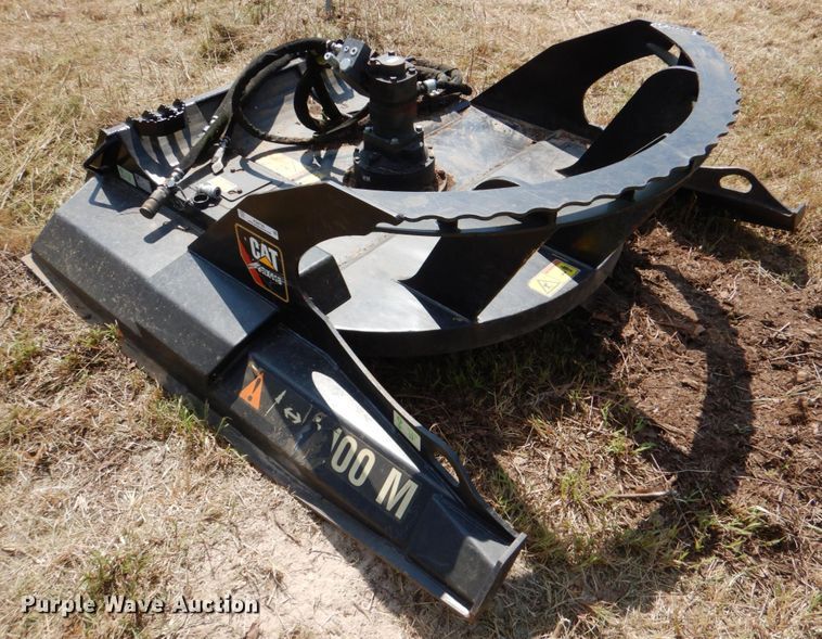 image for item KQ9720 2017 Caterpillar BRX418 75"W skid steer rotary mower