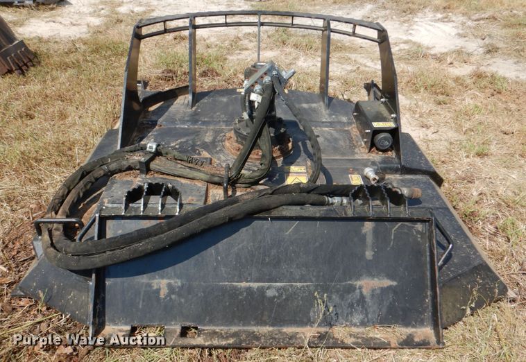 image for item KQ9720 2017 Caterpillar BRX418 75"W skid steer rotary mower