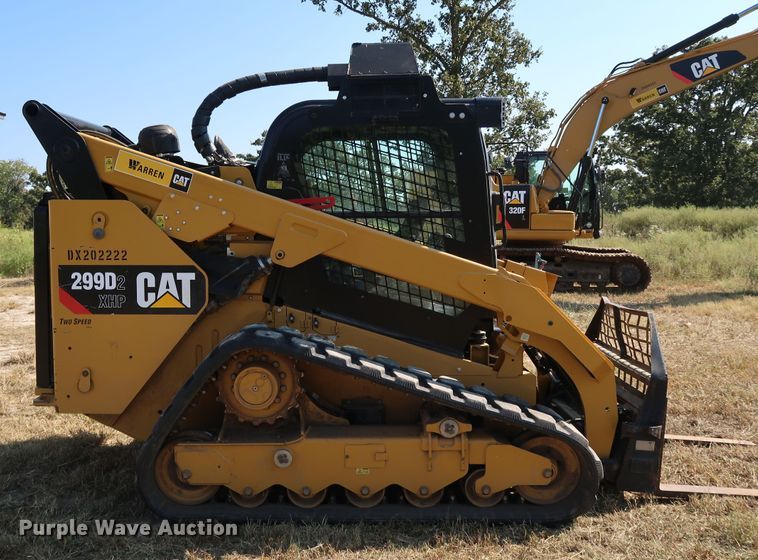image for item KQ9722 2017 Caterpillar 299D2 XHP  skid steer loader