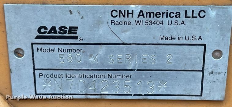 image for item KU9153 2007 Case 580 M Series 2  backhoe