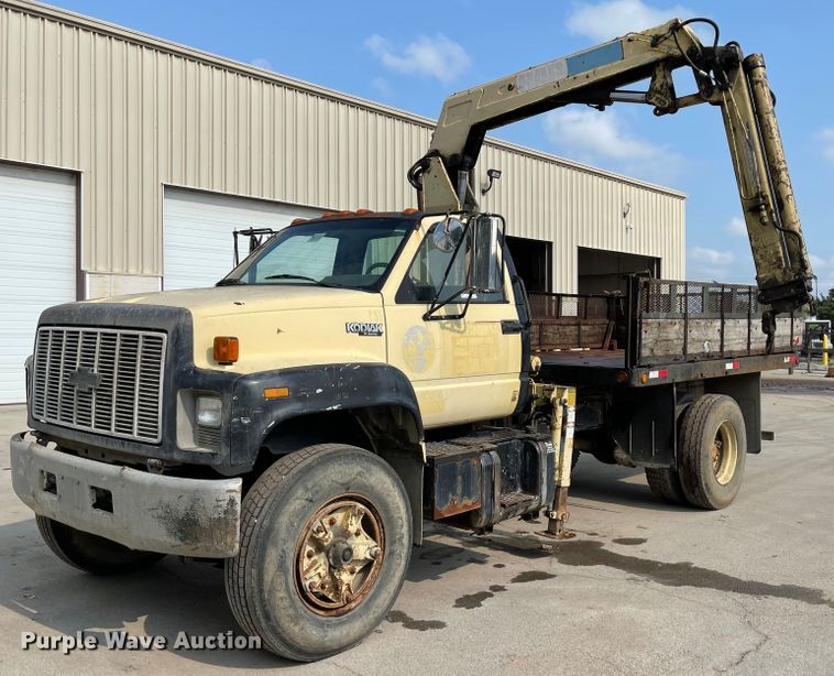 image for item KU9253 1991 Chevrolet Kodiak  crane truck
