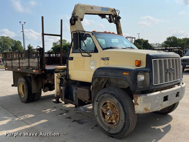 image for item KU9253 1991 Chevrolet Kodiak  crane truck