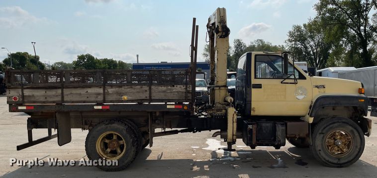 image for item KU9253 1991 Chevrolet Kodiak  crane truck