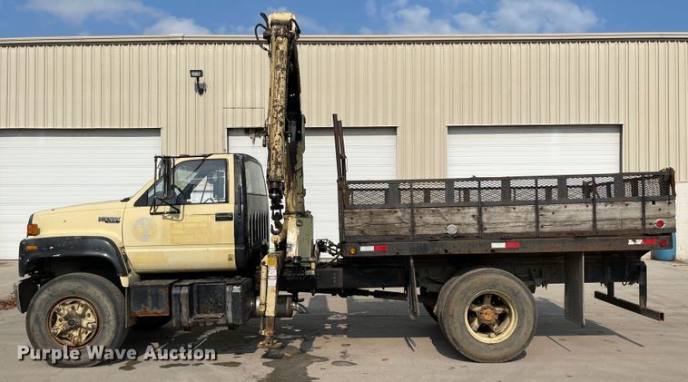 image for item KU9253 1991 Chevrolet Kodiak  crane truck