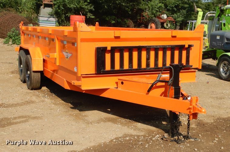 image for item KV9229 2018 H&H H8316D6W-B-140  dump trailer