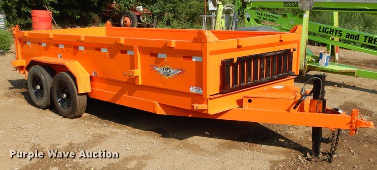 image for item KV9229 2018 H&H H8316D6W-B-140  dump trailer