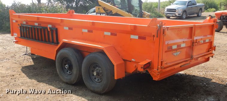 image for item KV9229 2018 H&H H8316D6W-B-140  dump trailer