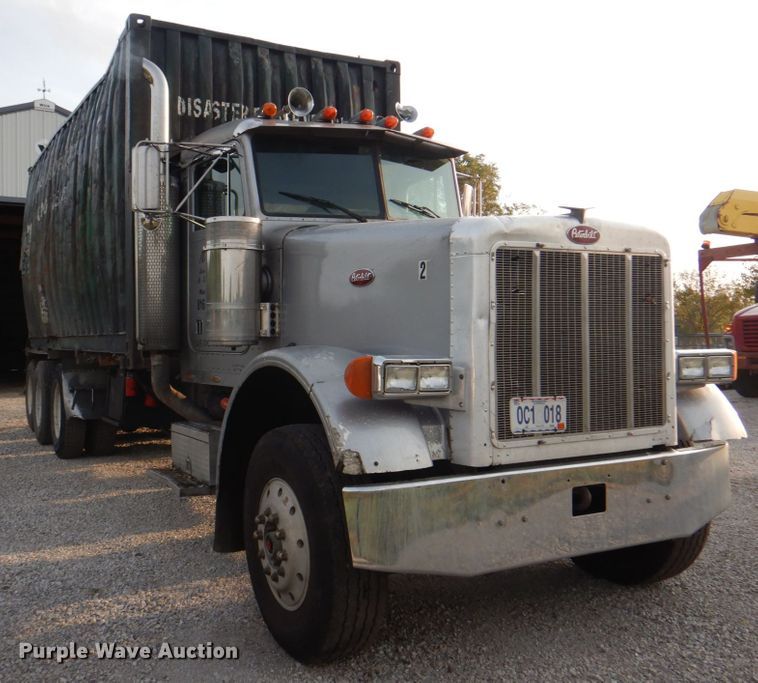 image for item KX9308 1990 Peterbilt 378  crane truck
