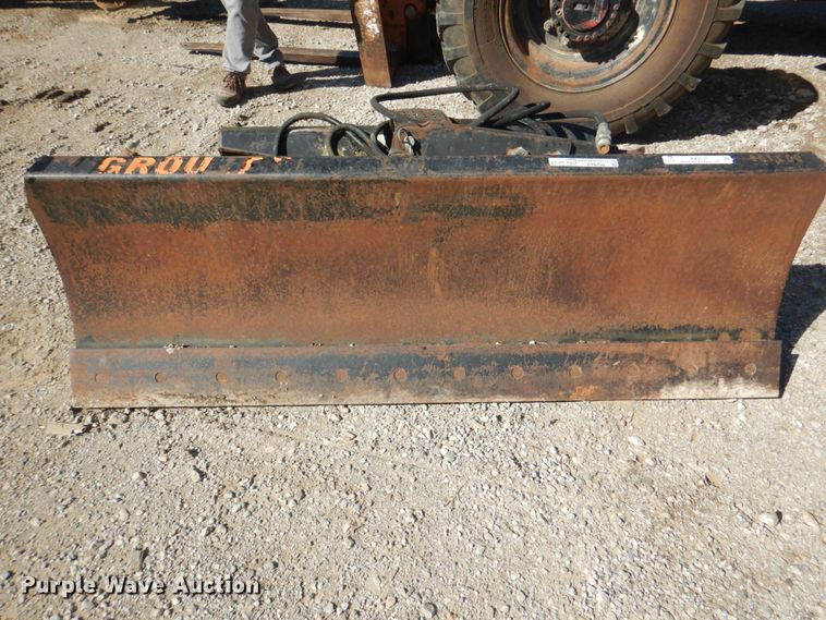 image for item KX9335 Grouser  72"W skid steer dozer blade
