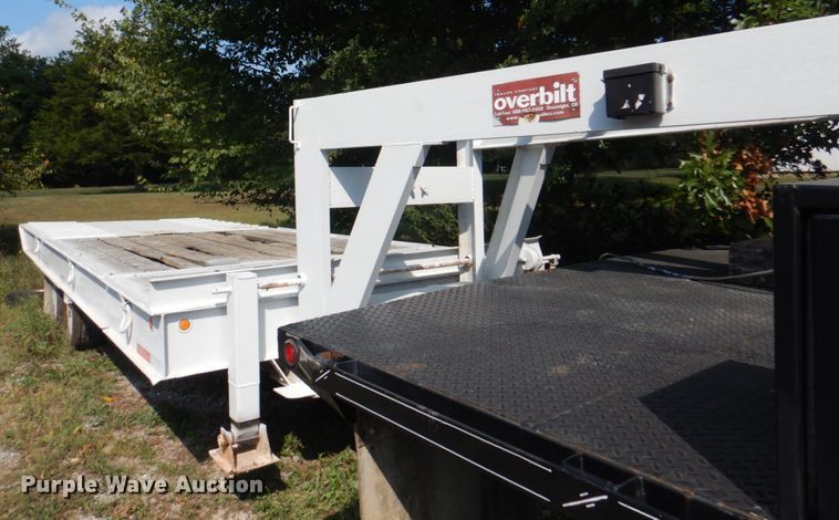 image for item KX9382 2005 Overbilt  tilt deck equipment trailer