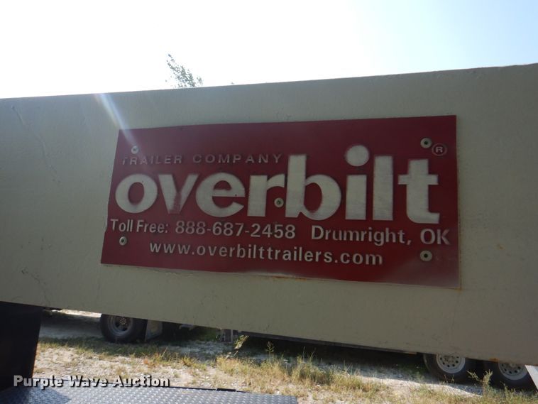 image for item KX9382 2005 Overbilt  tilt deck equipment trailer