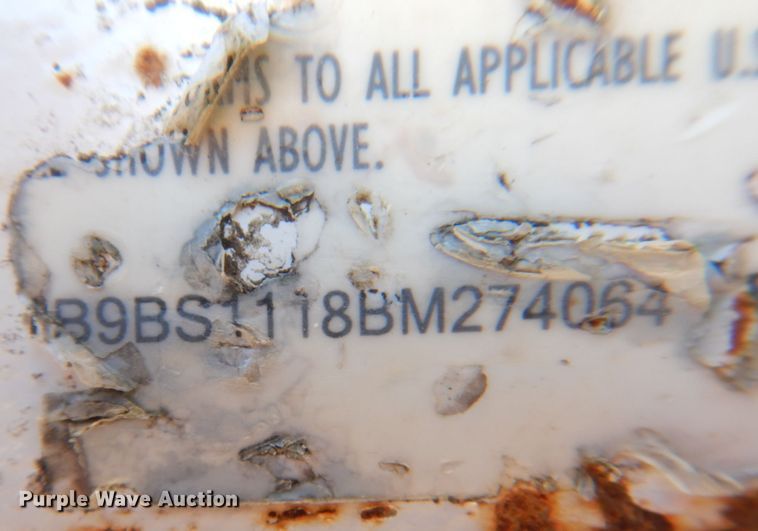 image for item KX9387 2011 Brooks Brothers PTB111-15KF  pole trailer