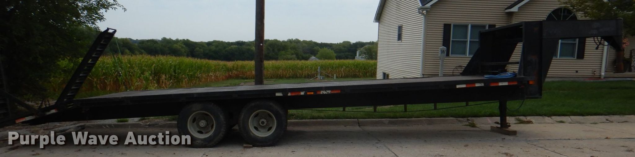 1984 Rawhide equipment trailer in Clatonia, NE Item DL0120 sold