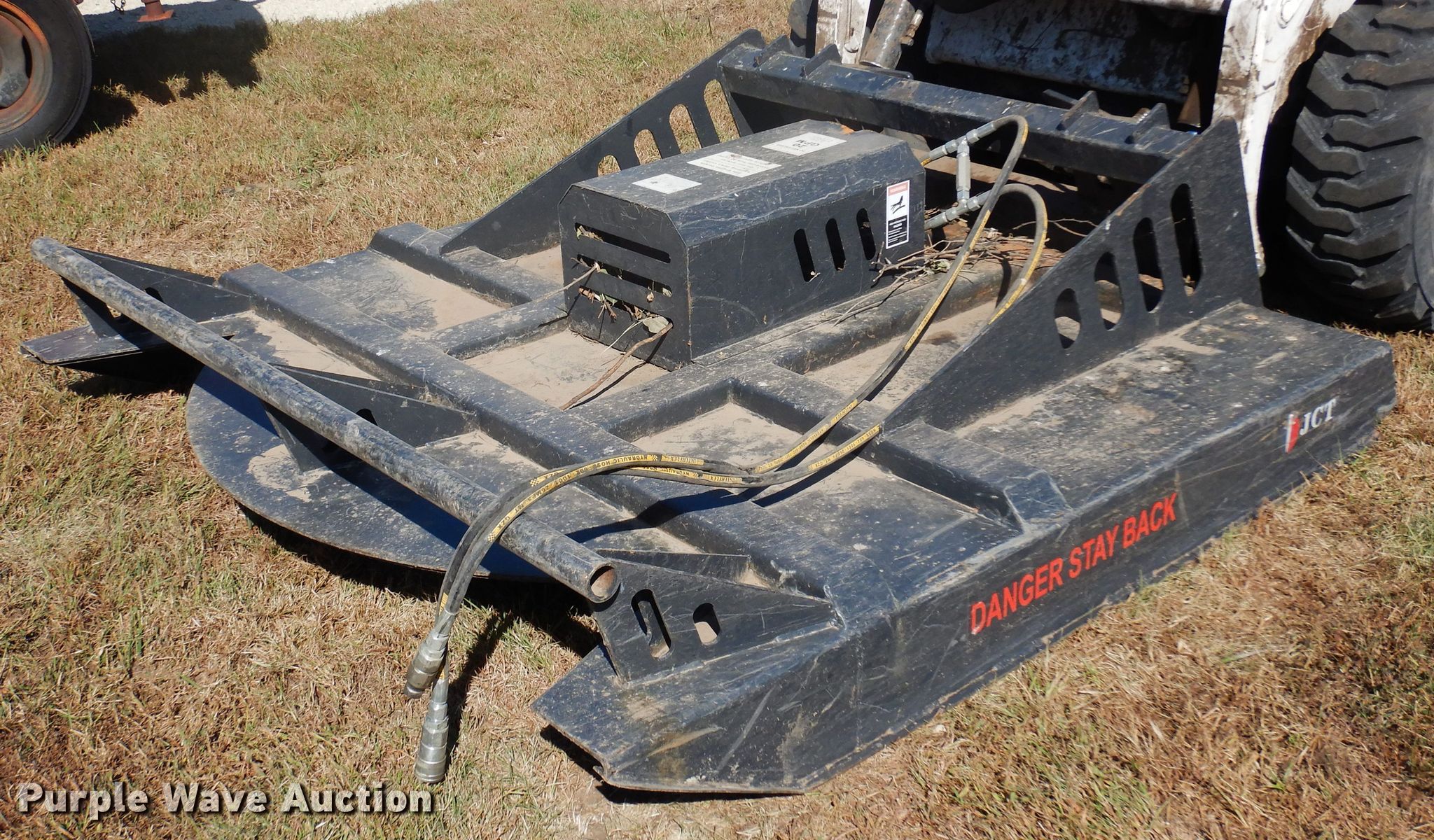 JCT 72"W skid steer rotary mower in Augusta, KS Item JT9559 sold