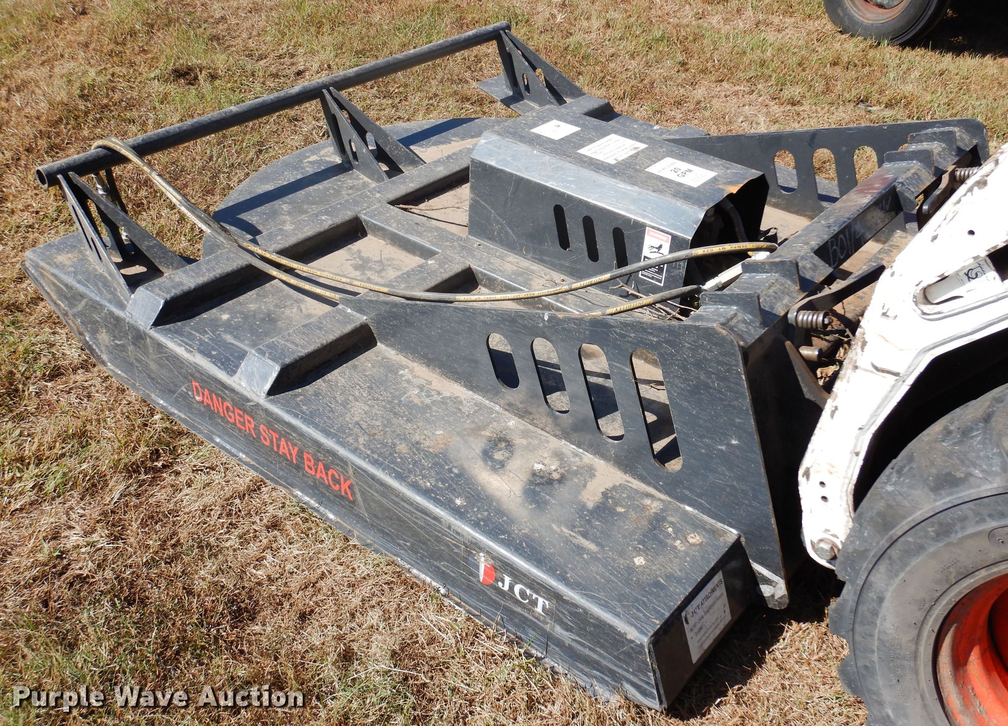 JCT 72"W skid steer rotary mower in Augusta, KS Item JT9559 sold