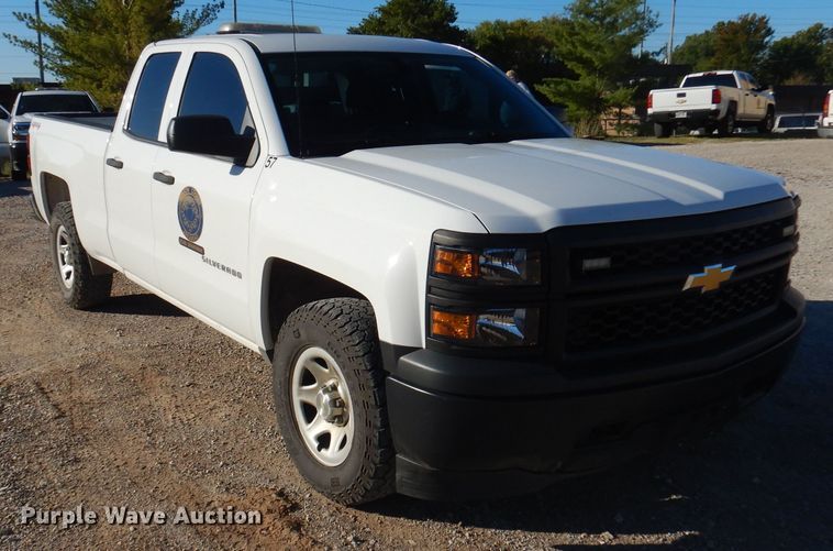 image for item DA5357 2015 Chevrolet Silverado 1500  Double Cab pickup truck