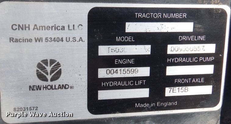 image for item DA5362 New Holland T6030  tractor