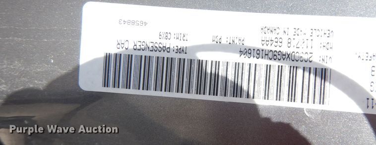 image for item DG0858 2012 Dodge Charger Police