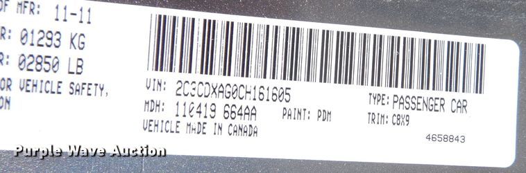 image for item DG0889 2012 Dodge Charger Police