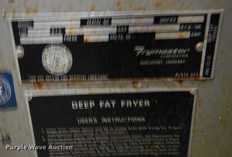 image for item DK8236 Frymaster MJ428R  deep fryer