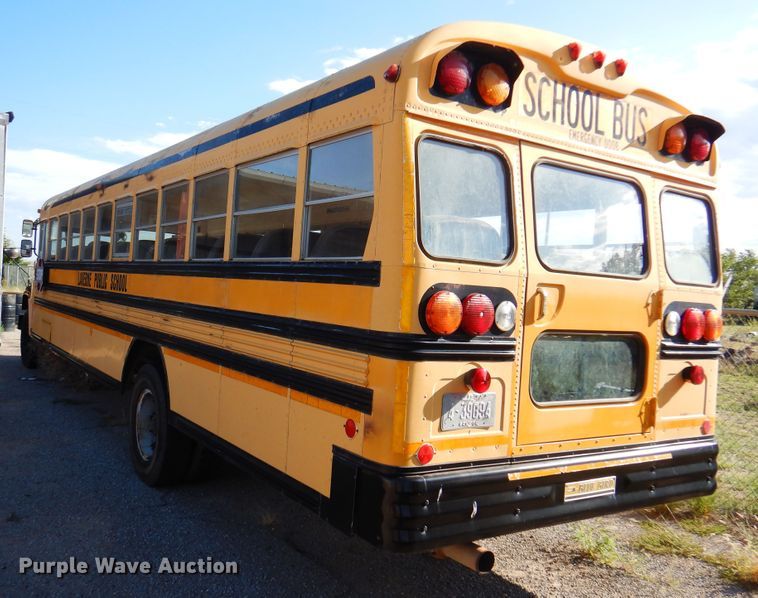 image for item DK8239 1995 Chevrolet Bluebird  school bus